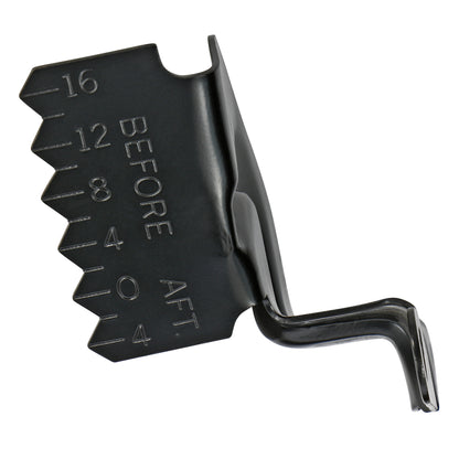 Trans-Dapt Performance Asphalt Black Steel Timing Tab (Only)- 1965-90 Chevy 396-454 (8 In. Balancers) 7186