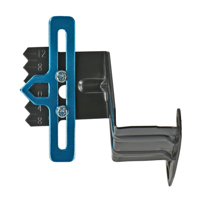 Trans-Dapt Performance Asphalt Black Steel Timing Tab With Pointer- Chevy Sb 283-400 Or 4.3L V6 (7 In. Balancers) 7189