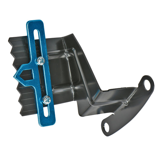 Trans-Dapt Performance Asphalt Black Steel Timing Tab With Pointer- Chevy Sb 283-400 Or 4.3L V6 (8 In. Balancers) 7190