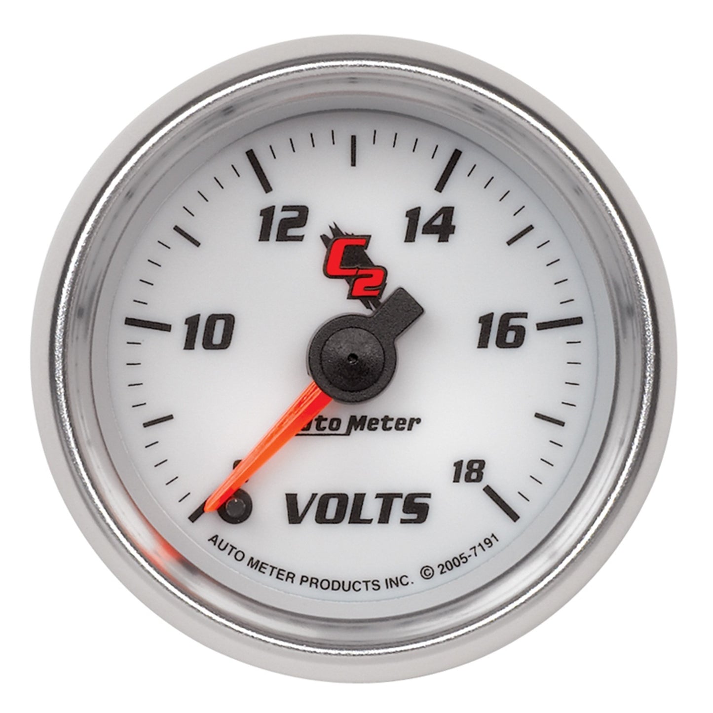 AutoMeter 2-1/16 in. VOLTMETER 8-18V C2 7191