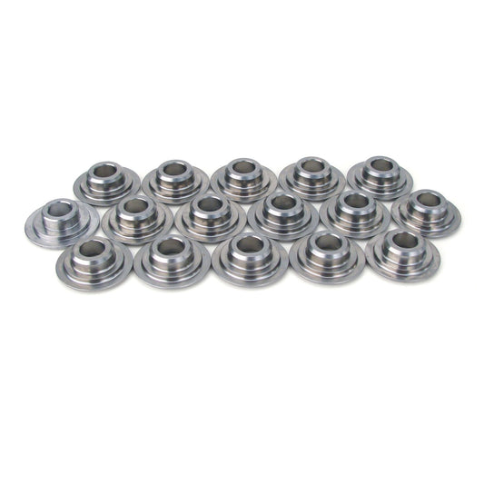 COMP Cams 10 Lightweight Titanium Retainer Set of 16 for 1.500"-1.550" OD Double Springs COMP-720-16