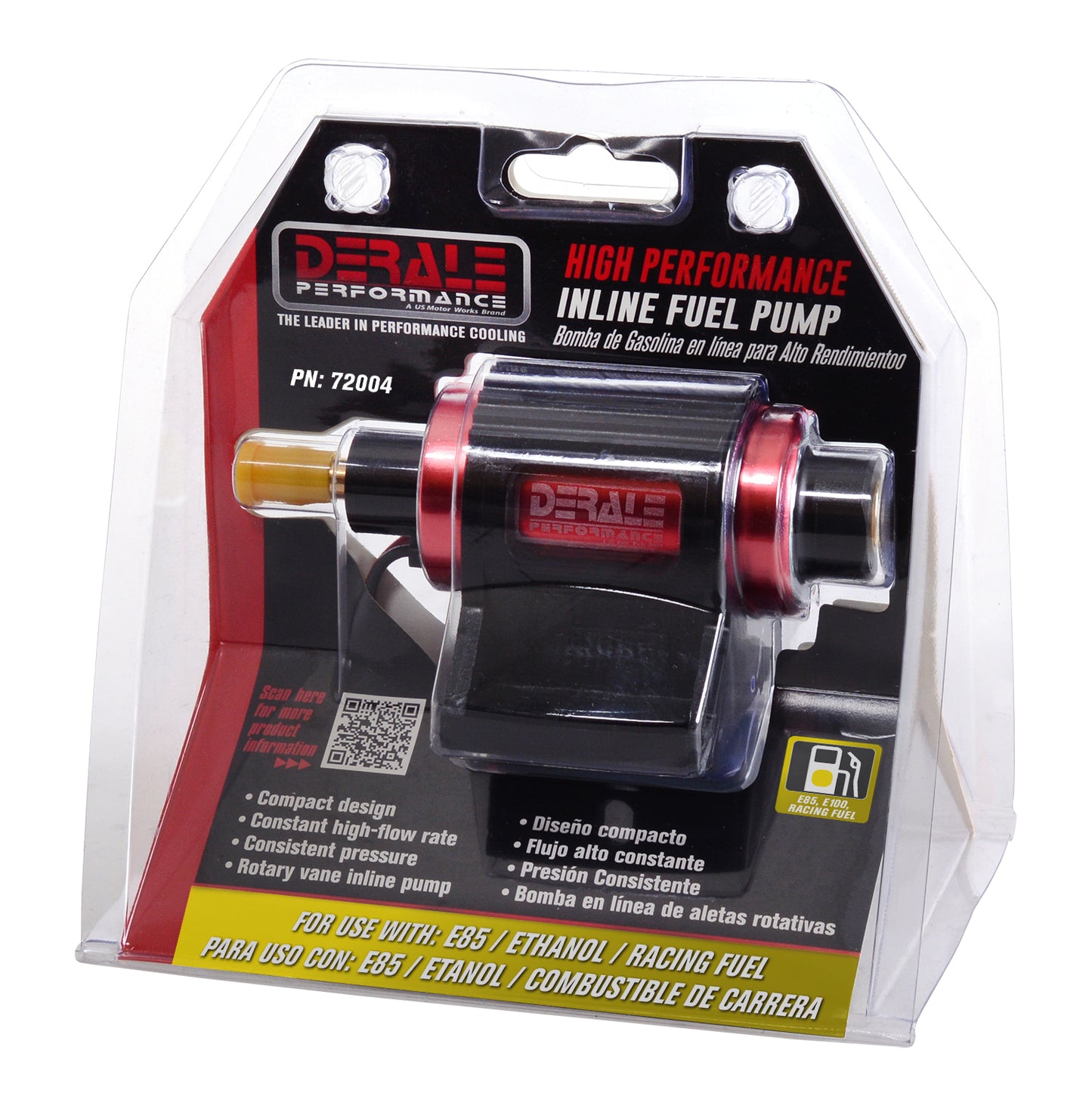 Derale High Performance Inline Fuel Pump 72004