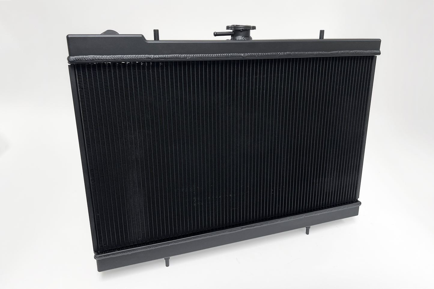 CSF Cooling Racing R32 Skyline GT-R/GTS Full Billet Aluminum High-Performance Radiator - Black 7217B