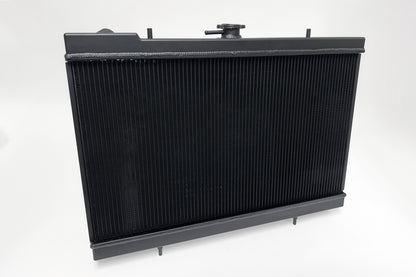 CSF Cooling Racing R32 Skyline GT-R/GTS Full Billet Aluminum High-Performance Radiator - Black 7217B
