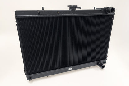 CSF Cooling Racing R32 Skyline GT-R/GTS Full Billet Aluminum High-Performance Radiator - Black 7217B