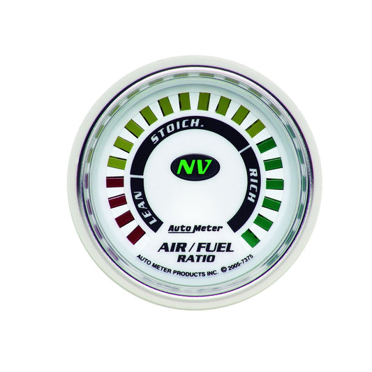 AutoMeter 2-1/16 in. NARROWBAND AIR/FUEL RATIO LEAN-RICH NV 7375