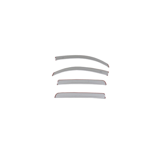 Auto Ventshade 994036-1D6 Color Match Low Profile Ventvisor Side Window Deflector 4-Piece Set For 21-23 Toyota Tacoma Double Cab Silver Sky Metallic In-Channel Mount