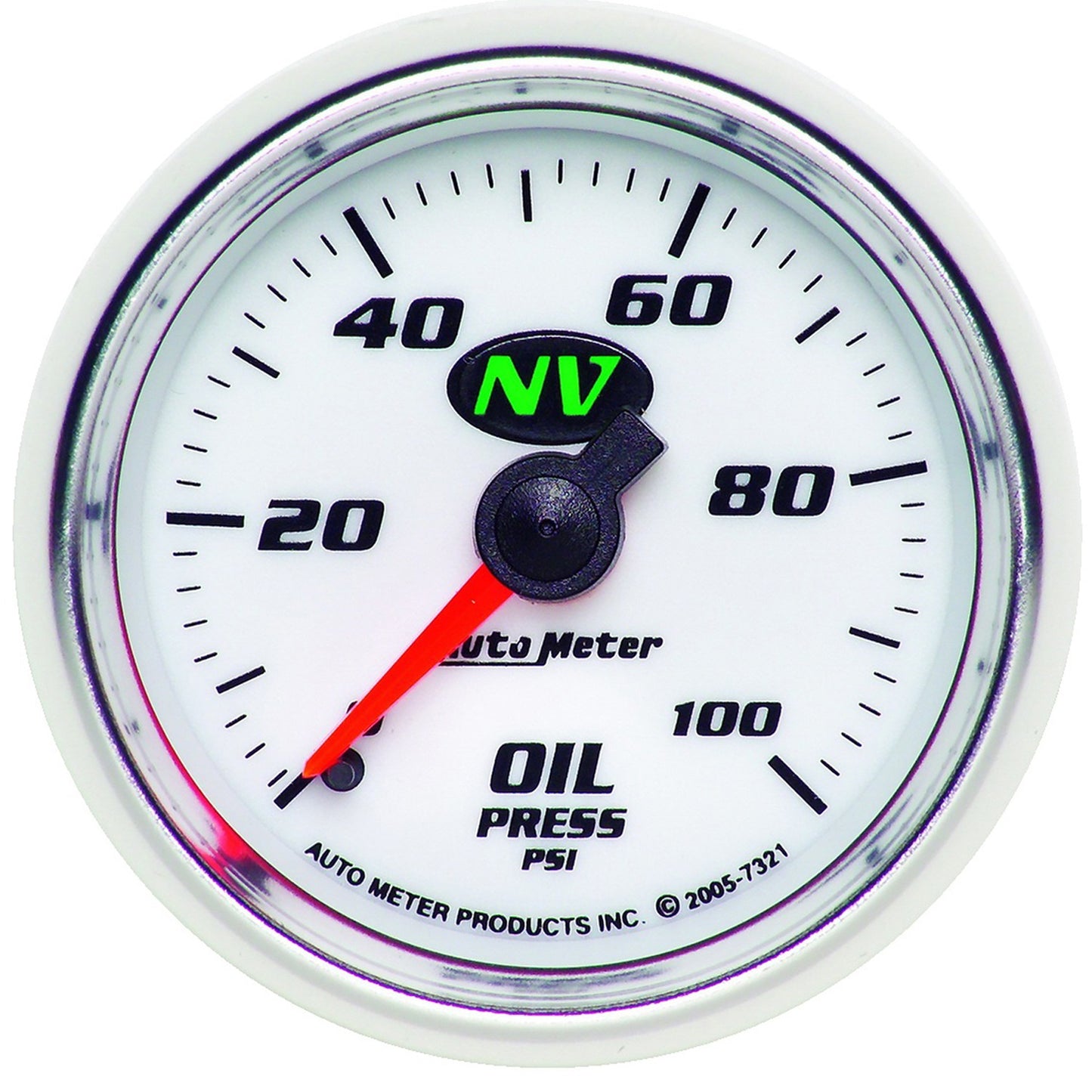 AutoMeter 2-1/16 in. OIL PRESSURE 0-100 PSI NV 7321