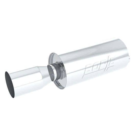 Borla Boomers Muffler Rock-It 2.25in Offset Inlet Pipe/ 4.5in Single Round Tip 6.63in Round x 14in Long Body 40058