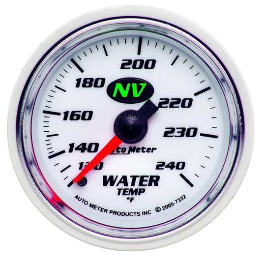 AutoMeter 2-1/16 in. WATER TEMPERATURE 120-240 Fahrenheit NV 7332
