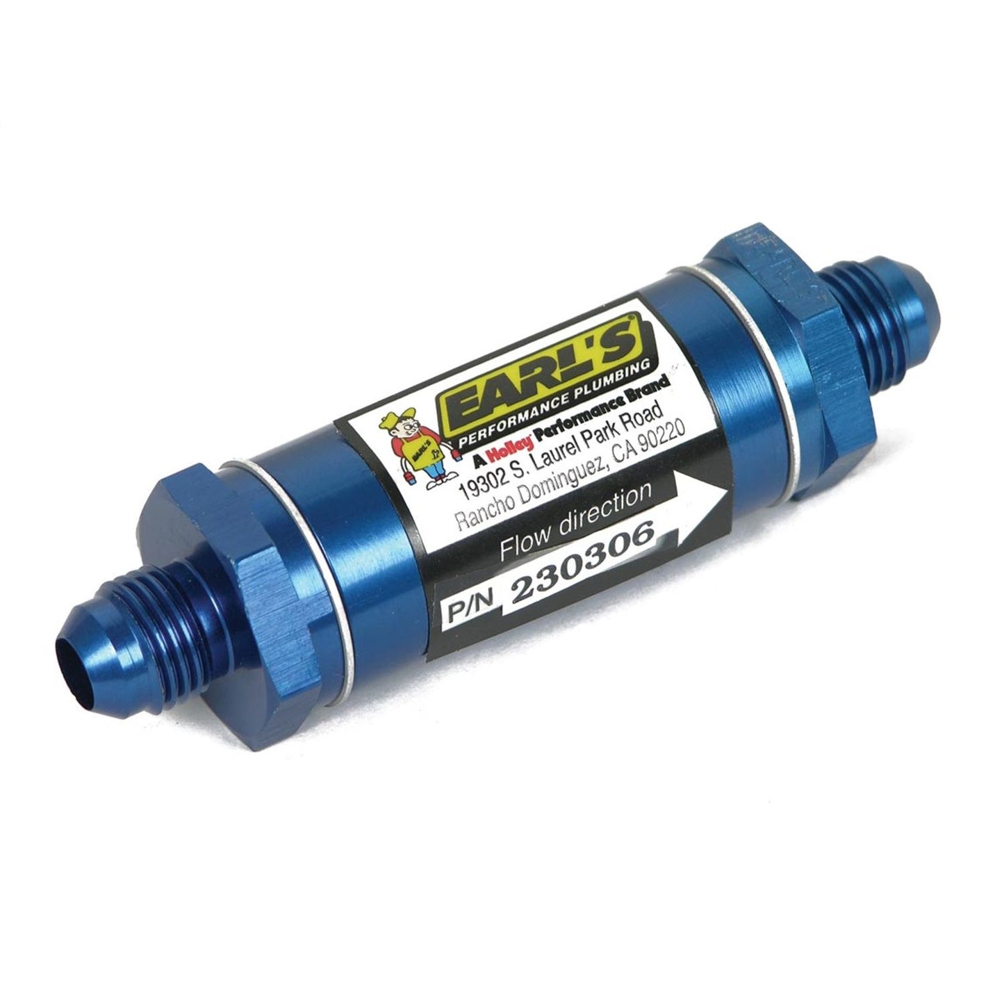 Earls Performance Aluminum In-Line Oil Filter 230306ERL