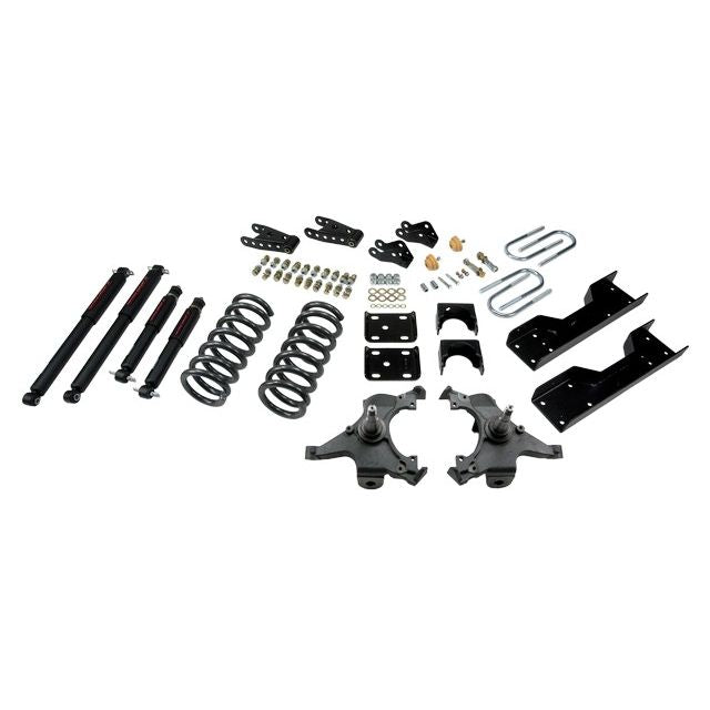 BELLTECH 702ND LOWERING KITS Front And Rear Complete Kit W/ Nitro Drop 2 Shocks 1990-1994 Chevrolet Silverado/Sierra C1500 (454 SS Only) 88-98 Chevrolet Silverado/Sierra C2500 (All ext 8 Lug) 4 in. or 5 in. F/6 in. or 7 in. R drop W/ Nitro Drop II Shocks