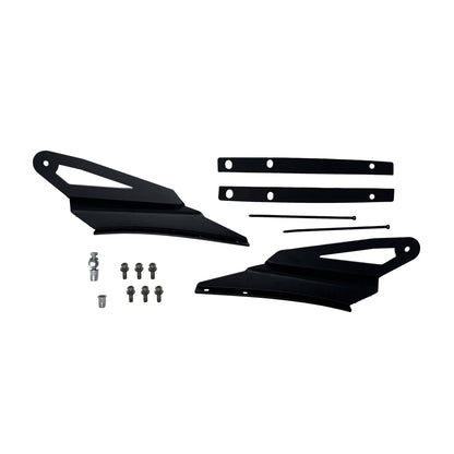 KC HiLiTES Bracket Set - Light Bar - Overhead Mount - Pair - for 05-22 Toyota Tacoma Reg Ext Cab 7380