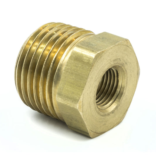 AutoMeter FITTING ADAPTER 1/2 in. NPT MALE 1/8 in. NPT FEMALE BRASS 2285