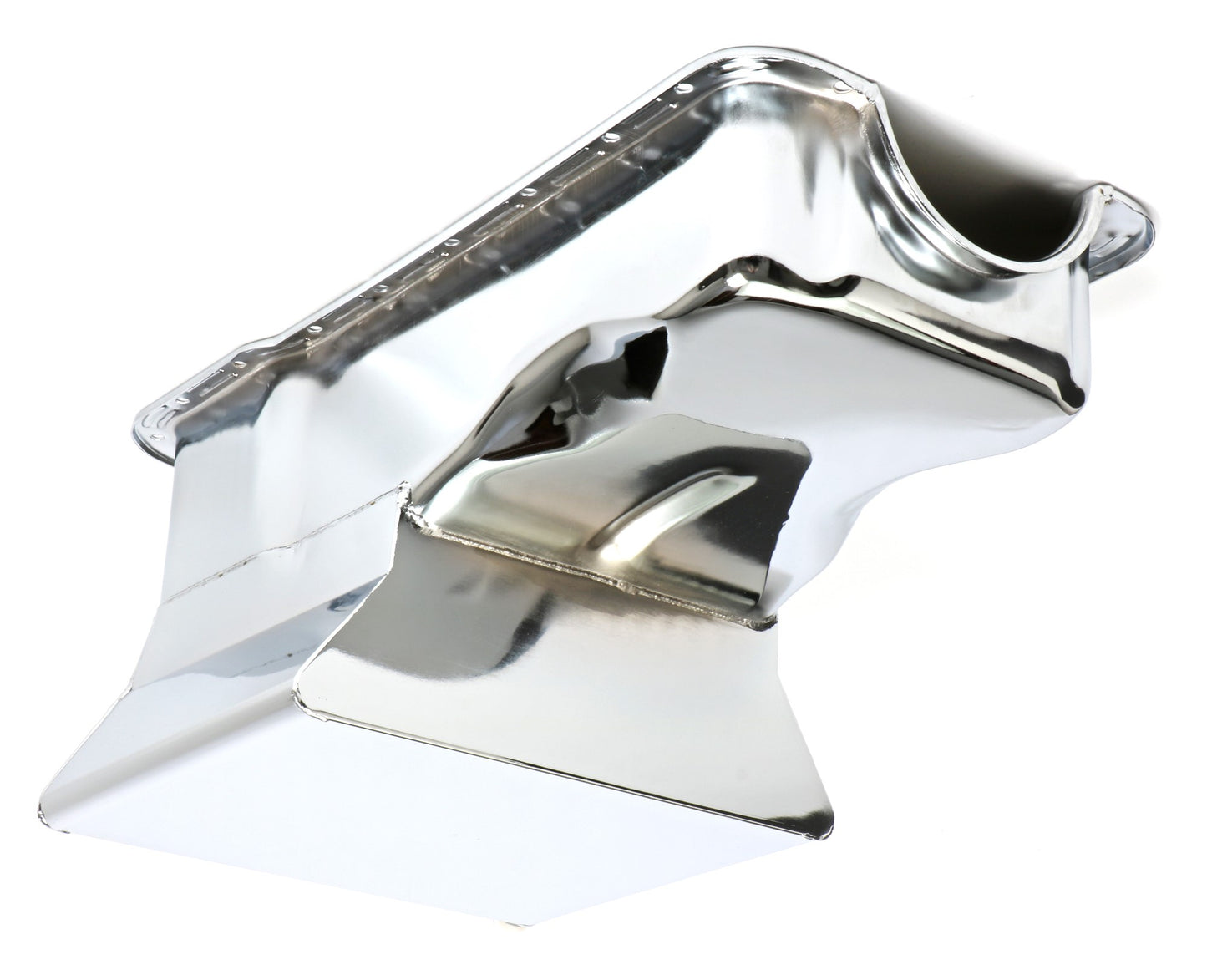 Trans-Dapt Performance Sb Ford Oil Pan 1965-1987 260-289-302 7Qt Front Sump Chrome 7416