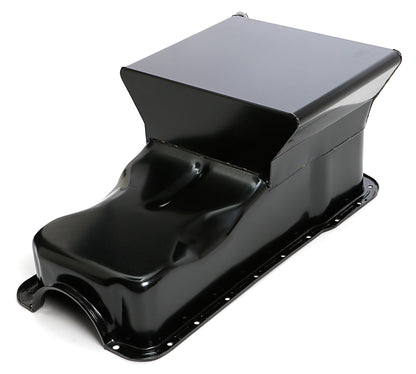 Trans-Dapt Performance Sb Ford Oil Pan 1965-1987 260-289-302 7Qt Front Sump Black 7418