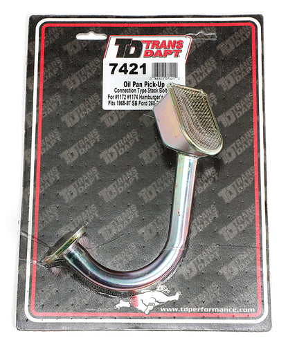 Trans-Dapt Performance Sb Ford 302W Oil Pan Pickup For 1172 7416 7417 7418 7421