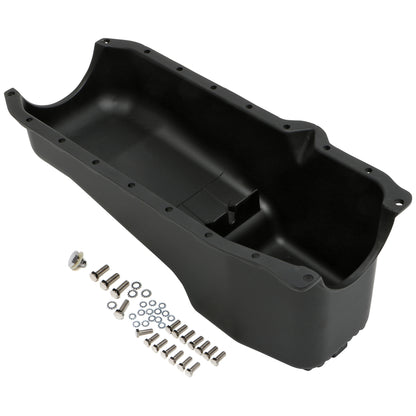 Trans-Dapt Performance Finned Oem-Style Oil Pan Black Aluminum 4 Qts. Capacity; 1986-00 Sb Chevy 305-350 7425