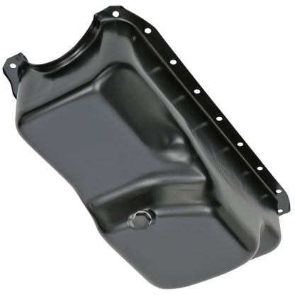 Trans-Dapt Performance Oil Pan; Black Steel; 1971-80 Chrysler 360 7428