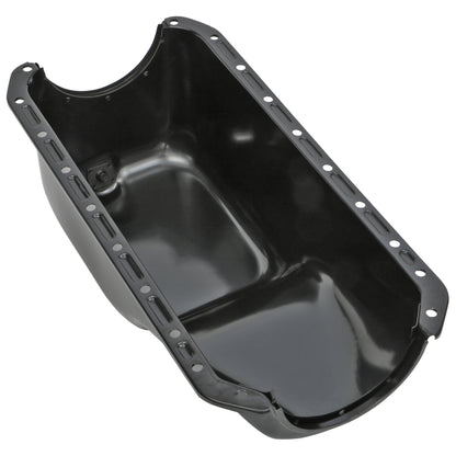 Trans-Dapt Performance Oil Pan; Black Steel; 1955-58 Chrysler Hemi 392 7429