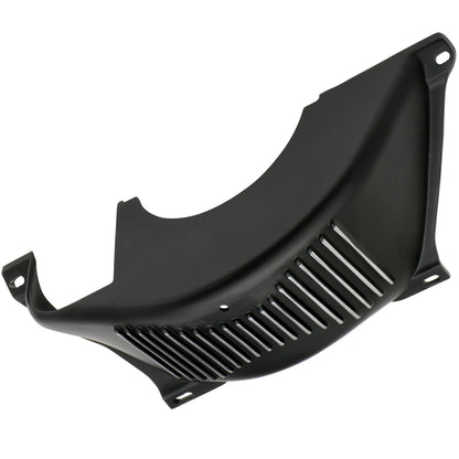 Trans-Dapt Performance Flexplate Cover; Th350 Or Th400 Transmission- Black Aluminum 7445
