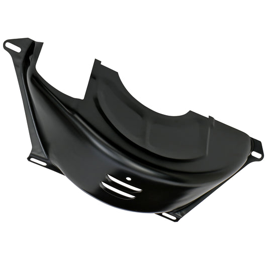 Trans-Dapt Performance Flexplate Cover; Th350 Or Th400 Transmission- Black Steel 7446