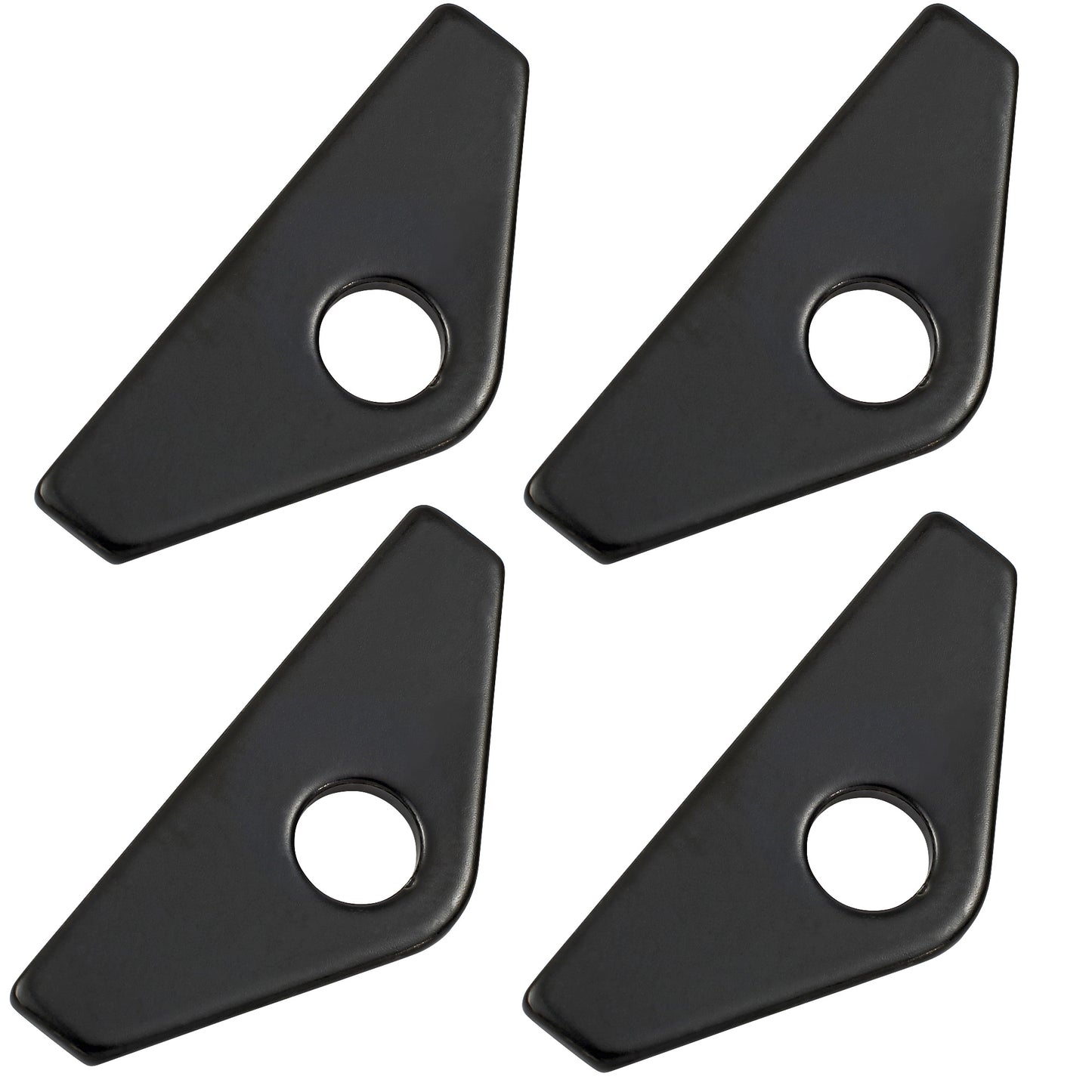 Trans-Dapt Performance Mini, Steel Valve Cover Retaining Tabs; Set Of 4- Black Finish 7448