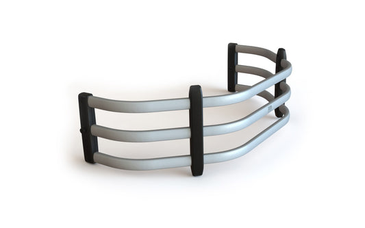 AMP Research 74801-00A Silver BedXTender HD Sport For 1996-2004 S-10/Sonoma 1995-2015 Toyota Tacoma 1998-2006 Mazda B-Series 2007-2009 Mitsubishi Raider 1996-2000 Isuzu Hombre 1998-2017 Nissan Frontier-Requires 74601-01 For Install Standard Bed