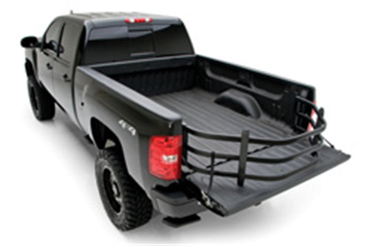 AMP Research 74804-01A Black BedXTender HD Sport For Silverado/Sierra Ford F150/F250/F350 (w/oTailgate Step) Nissan Titan Dodge Ram 1500/2500/3500 (Dually Requires Kit 74610-01A) Ram 1500 Classic Toyota Tundra Standard Bed