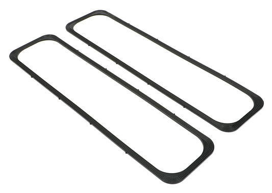 Trans-Dapt Performance Solid Rubber Valve Cover Gaskets- 1987-99 Chevy 5.0/5.7L; Center-Bolt Design (No Steel Core) 7488
