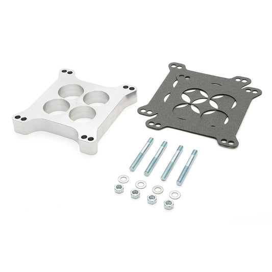TRANS-DAPT PERFORMANCE PRODUCTS 1 IN. HOLLEY/AFB 4BBL -PORTED; BILLET ALUMINUM CARBURETOR SPACER 2542