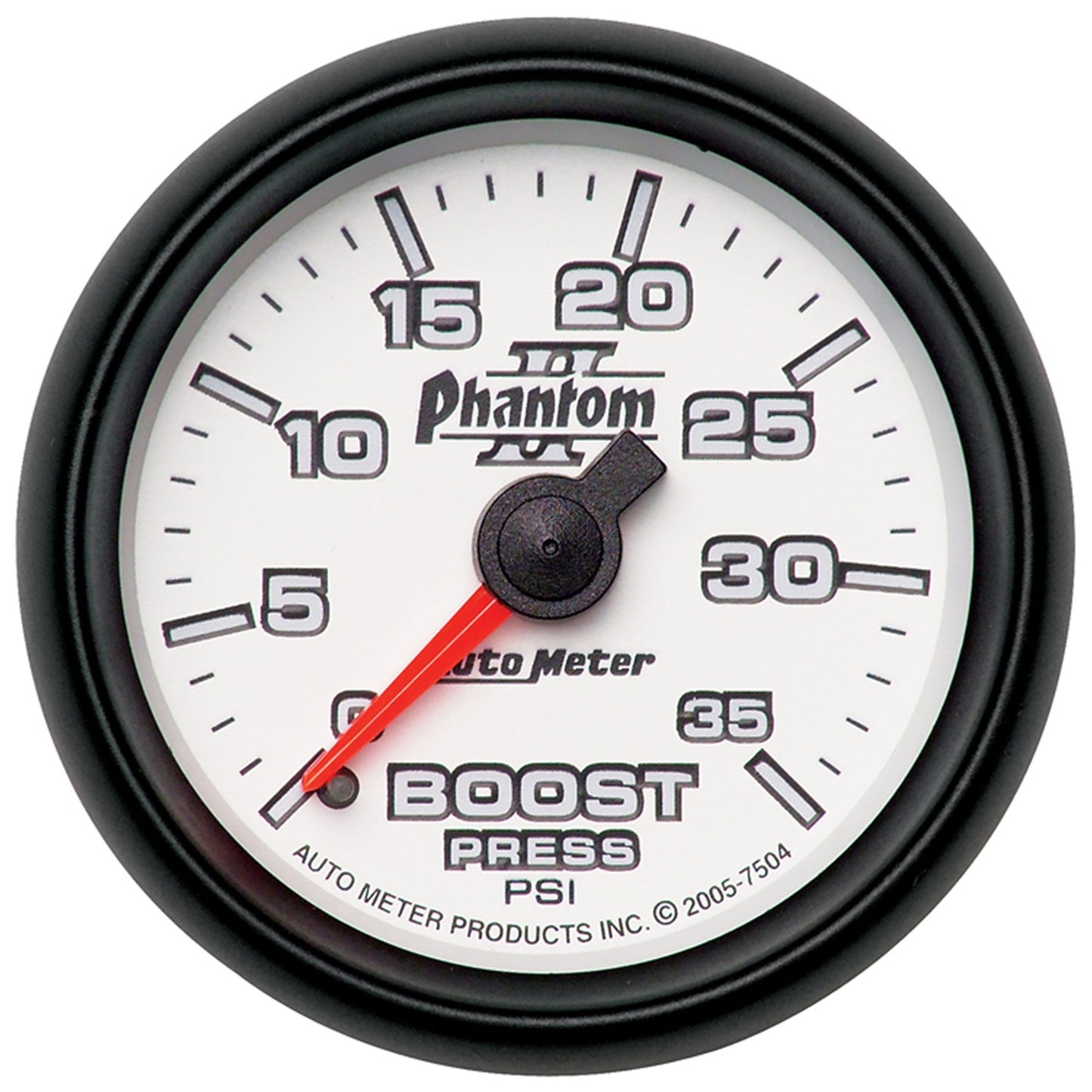 AutoMeter 2-1/16 in. BOOST 0-35 PSI PHANTOM II 7504