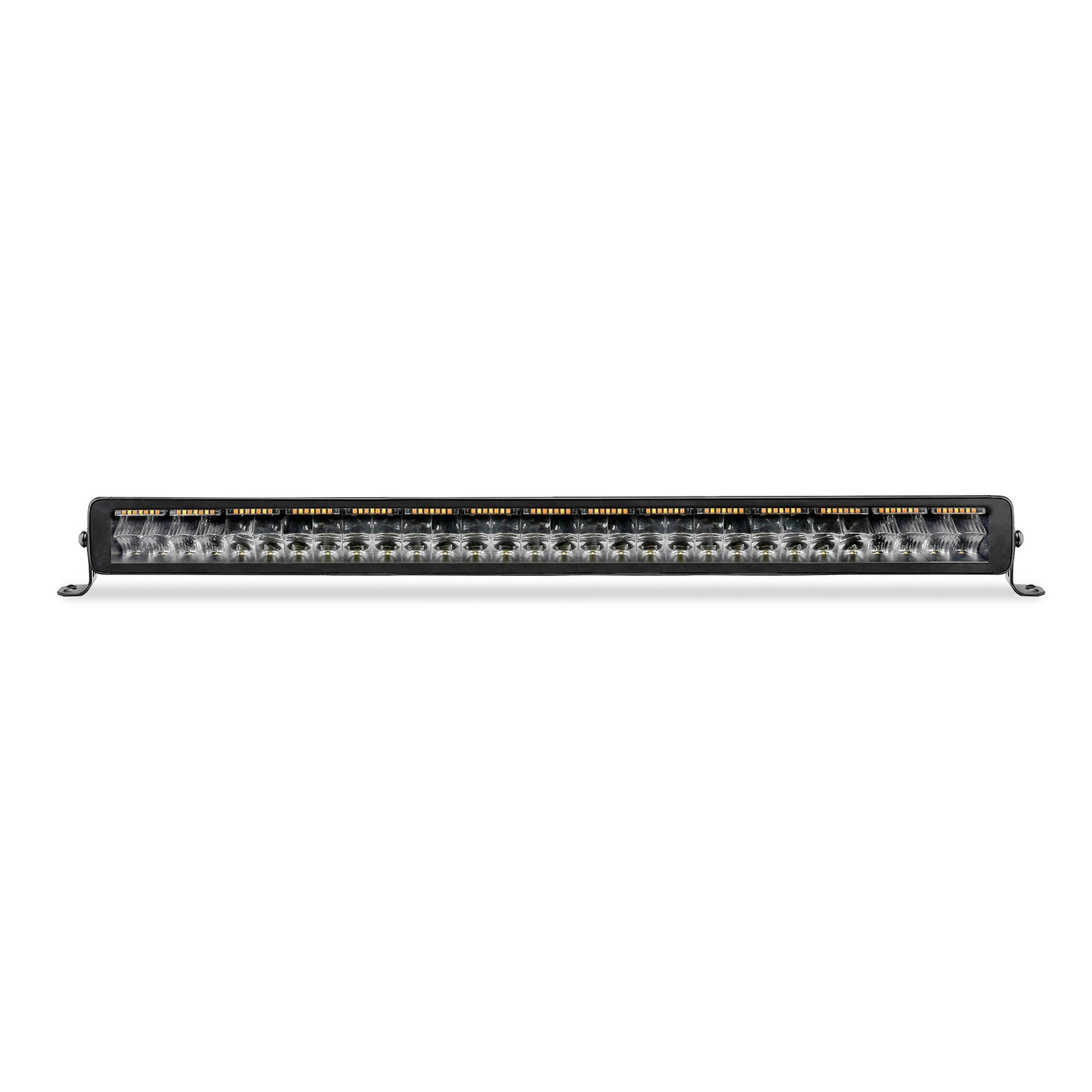 Go Rhino 753003012CDS Blackout Combo Series Lights 32" Double Row LED Light Bar With Amber Lighting Black