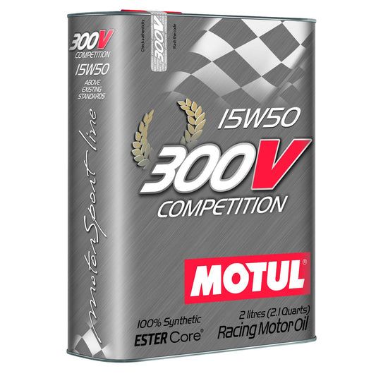 Motul 300V COMPETITION 15W50 - 2L - Racing Engine Oil 104244