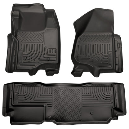 Husky Liners Front & 2nd Seat Floor Liners (Footwell Coverage) 98721