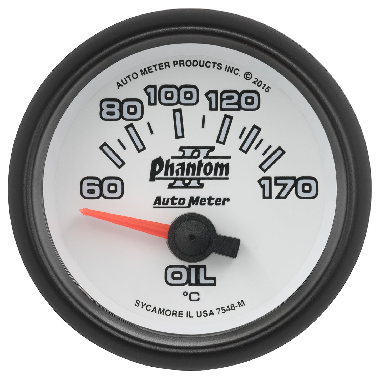 AutoMeter 2-1/16 in. OIL TEMP 60-170 C PHANTOM II 7548-M