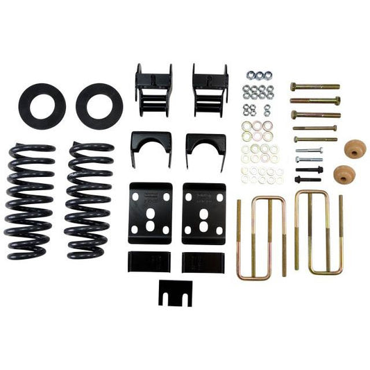 BELLTECH 980 LOWERING KITS Front And Rear Complete Kit W/O Shocks 2009-2013 Ford F150 Std Cab Short Bed 2 in. or 3 in. F/4 in. R drop W/O Shocks