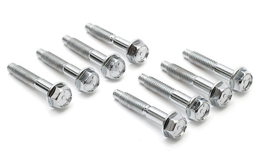 Trans-Dapt Performance Intake Manifold Bolts; 5/16 In.-18 X 1-3/4 In.; Hex Washer Head (8 Bolts); Grade 5- Chrome 7565