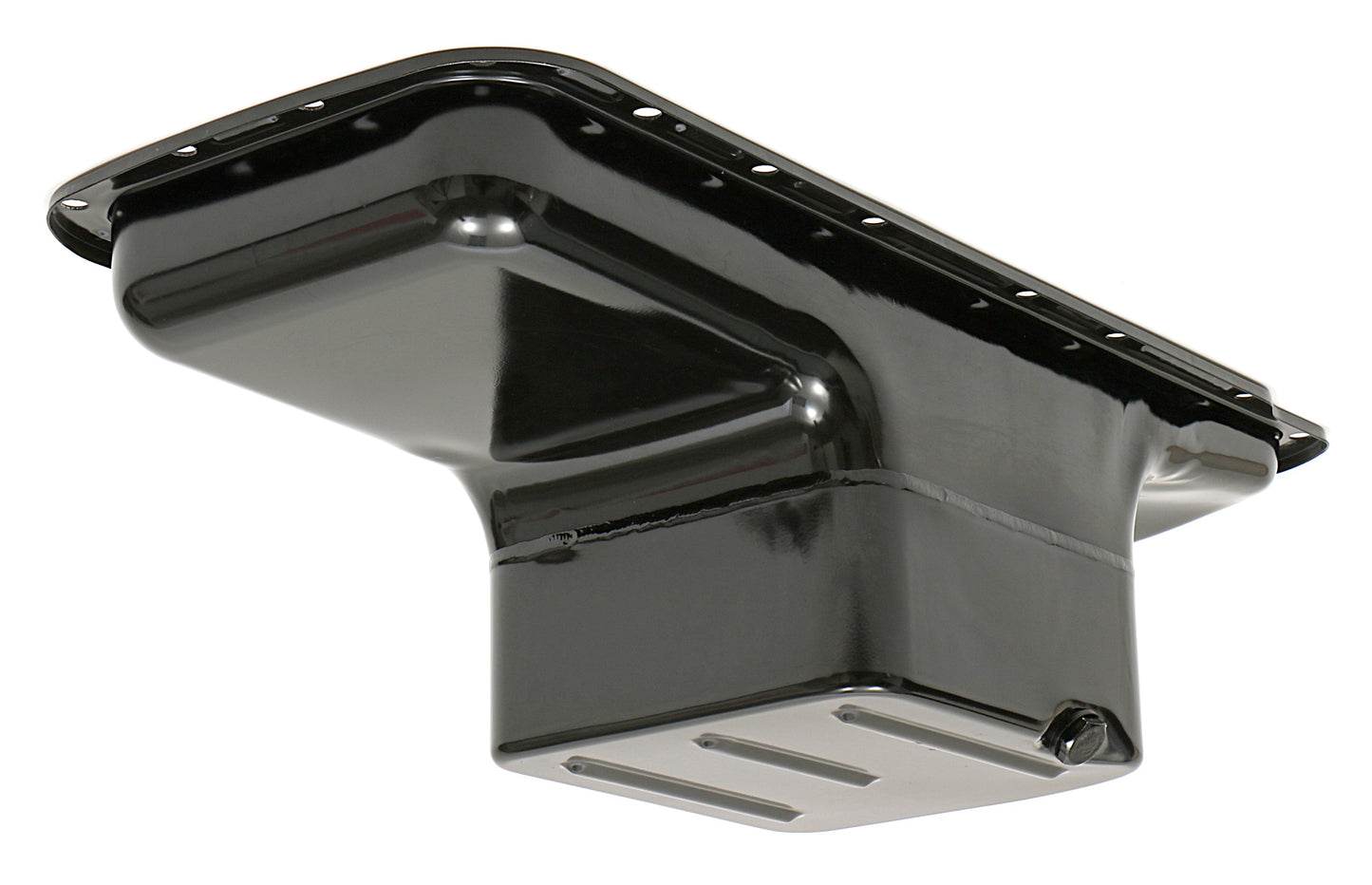 Trans-Dapt Performance 1966-Up Mopar 361-440 B And Rb 426 Powder Coated Oem Style Oil Pan- Asphalt Black (7 Qts.) 7573