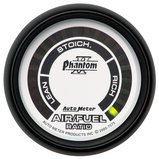 AutoMeter 2-1/16 in. NARROWBAND AIR/FUEL RATIO LEAN-RICH PHANTOM II 7575