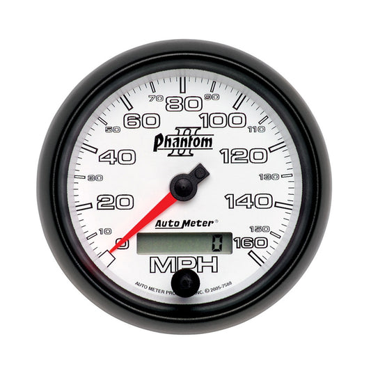 AutoMeter 3-3/8 in. SPEEDOMETER 0-160 MPH PHANTOM II 7588