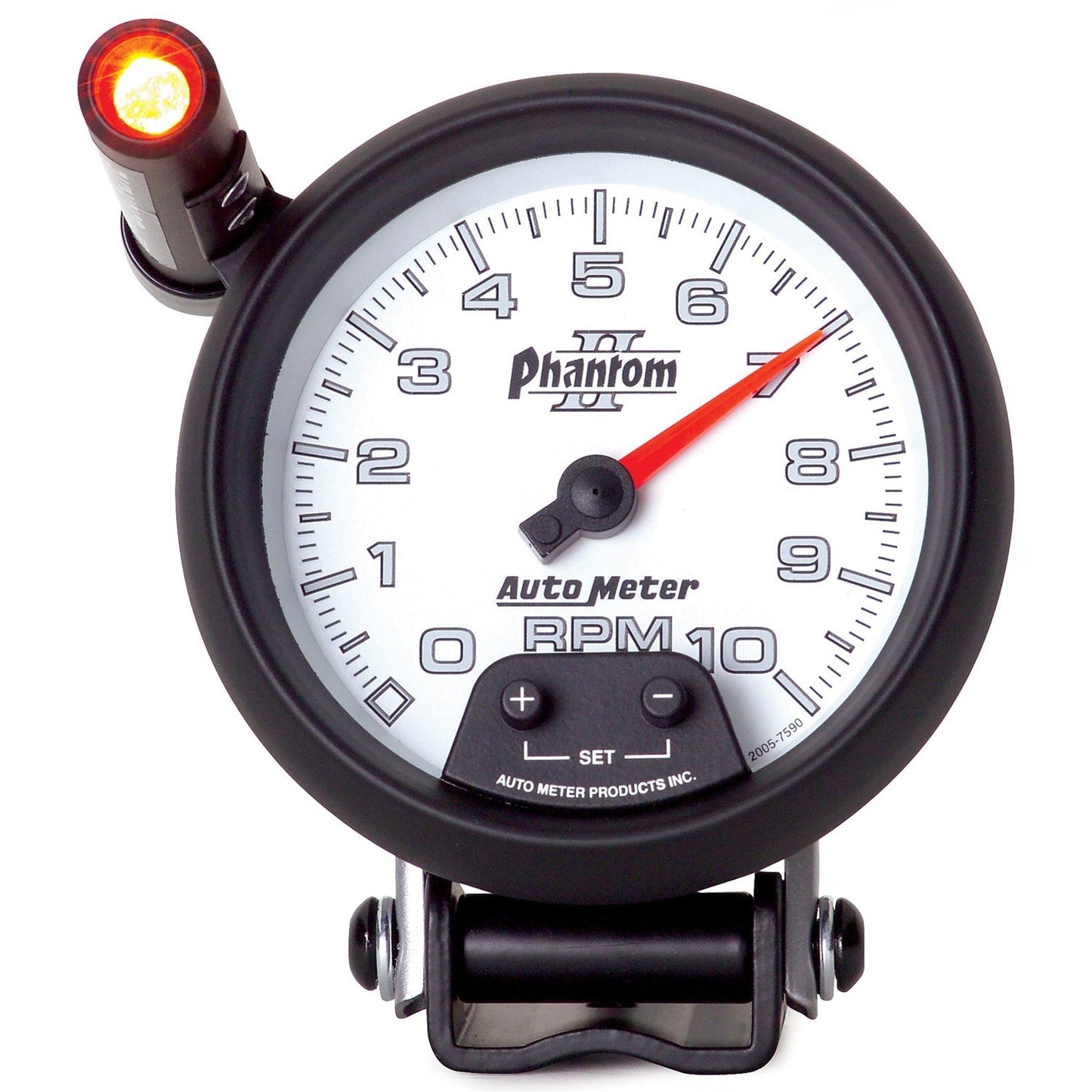 AutoMeter 3-3/4 in. PEDESTAL TACHOMETER 0-10000 RPM PHANTOM II 7590