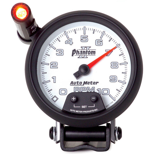 AutoMeter 3-3/4 in. PEDESTAL TACHOMETER 0-10000 RPM PHANTOM II 7590
