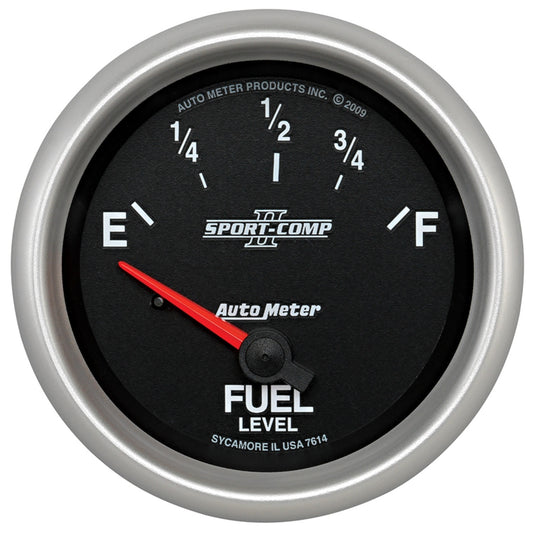 AutoMeter 2-5/8 in. FUEL LEVEL 0-90 O GM SSE SC II 7614