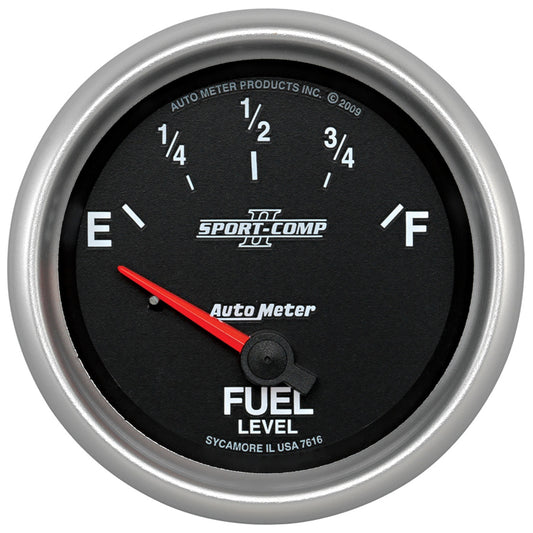 AutoMeter 2-5/8 in. FUEL LEVEL 73-10 O SC II 7615