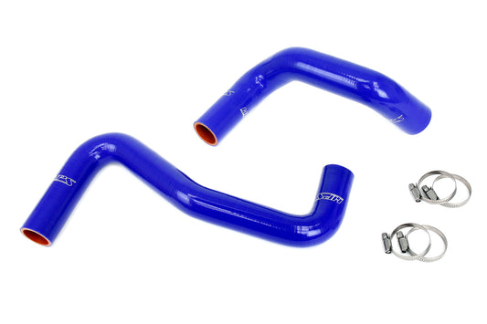 HPS Performance High Temp 3-ply Reinforced Silicone Replaces OEM Rubber Radiator Coolant Hoses 57-2058-BLUE