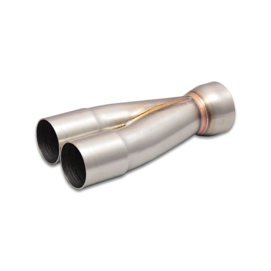 Vibrant Performance - 10353 - 2-1 Merge Collector 1.75 in. Inlet I.D. x 2.25 in. Outlet O.D. 8.00 in. Overall Length