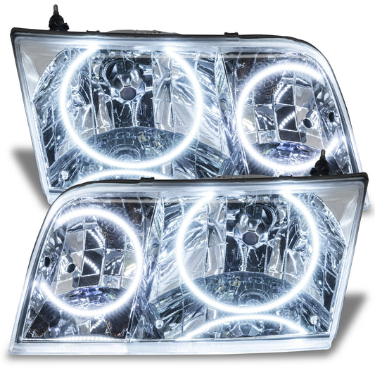 Oracle Lighting 7724-001 - 1998-2011 Ford Crown Victoria SMD HL - CHROME - HALOGEN