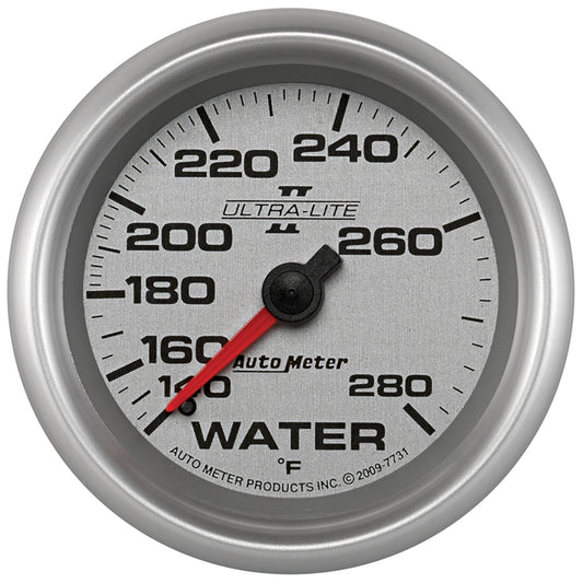AutoMeter 2-5/8 in. WATER TEMPERATURE 140-280 Fahrenheit ULTRA-LITE II 7731