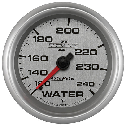 AutoMeter 2-5/8 in. WATER TEMPERATURE 120-240 Fahrenheit ULTRA-LITE II 7732